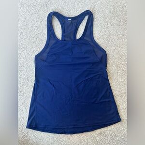 Women's Lululemon Blue Racerback Tank Top